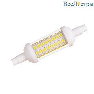 Лампа светодиодная (UL-00009187) Uniel R7s 6W LED-J78-6W/4000K/R7s/CL PLZ06WH