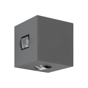 Уличный настенный светильник Arlight LGD-VERSATI-4x3W Warm3000 (Серый, 4x3 deg, 230V) (IP65 Металл) 060650