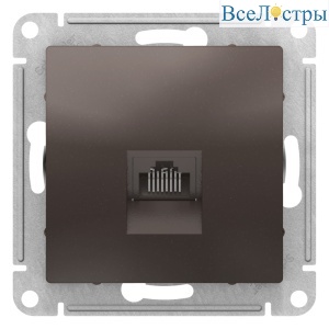 Розетка Ethernet RJ-45 Schneider Electric Atlas design ATN000683