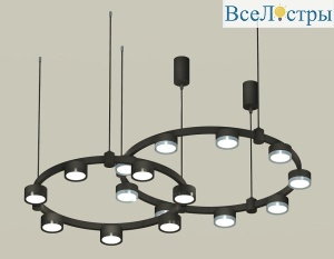 Комплект подвесного светильника Ambrella Light Techno Ring XR92091210 (A9209x2, C9238, C9242, N8113, N8133)