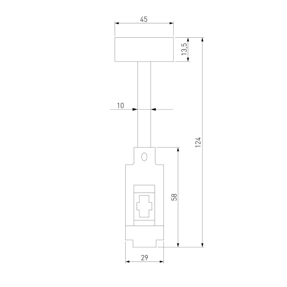 декоративная стойка elektrostandard esthetic magnetic 85142/00 a065434