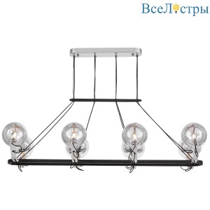 Подвесная люстра Lumina Deco LDP 9110-8-PR BK+CHR