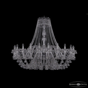 Подвесная люстра Bohemia Ivele Crystal 1409/24/530 Ni