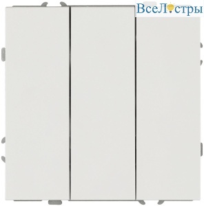 Выключатель Эра Galaxy 15-1107-08 тройной 10АХ-250В IP20 белый матовый Б0070728