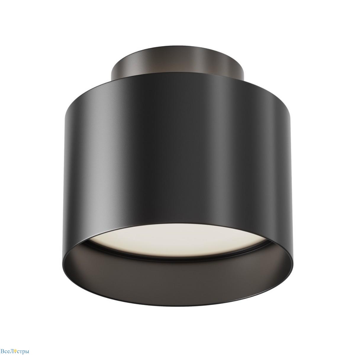 потолочный светодиодный светильник maytoni technical planet c009cw-l12b4k