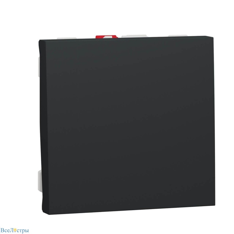 выключатель одноклавишный schneider electric unica new modular nu320154