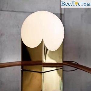 Настольная лампа iLamp Golden 10213T/1-D200 MGL-WH