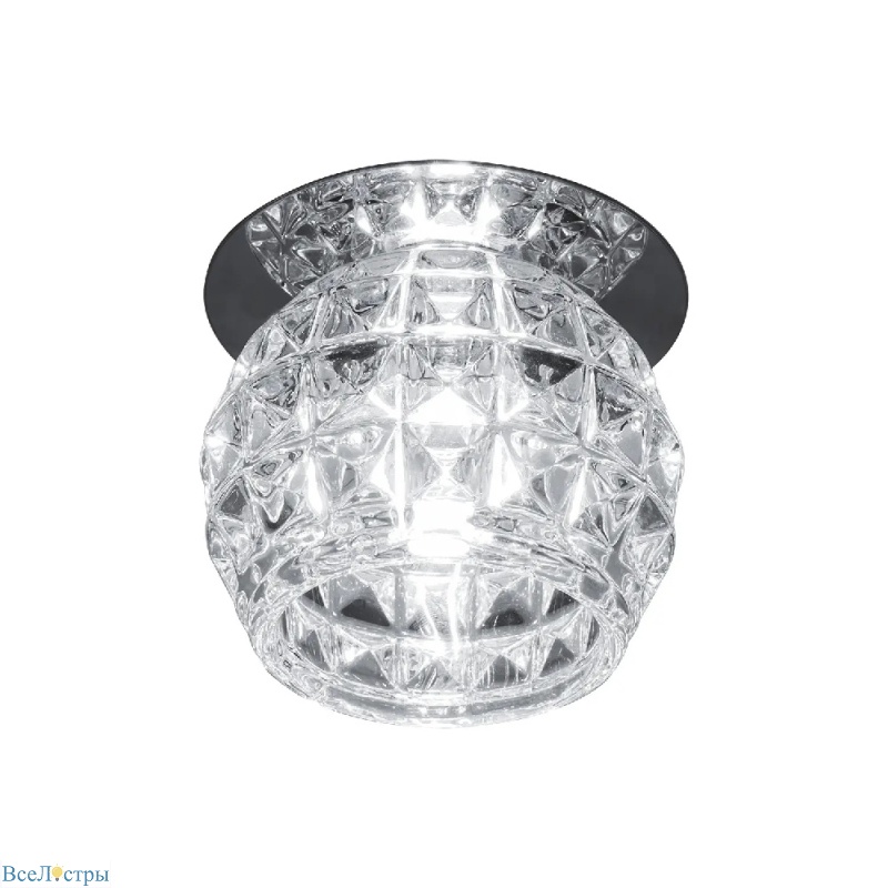 встраиваемый светильник gauss crystal cr018