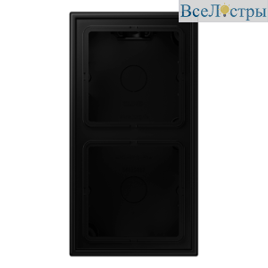 Коробка двухместная Jung LS582ASWM