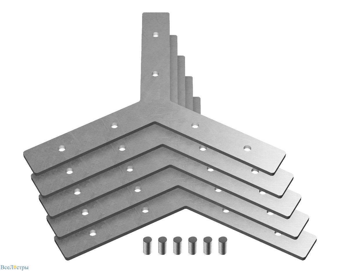 соединитель y-образный (5 шт.) ambrella light profile system gp8056