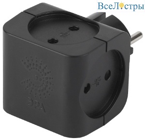Разветвитель электрический Эра SP-4-B Б0008207