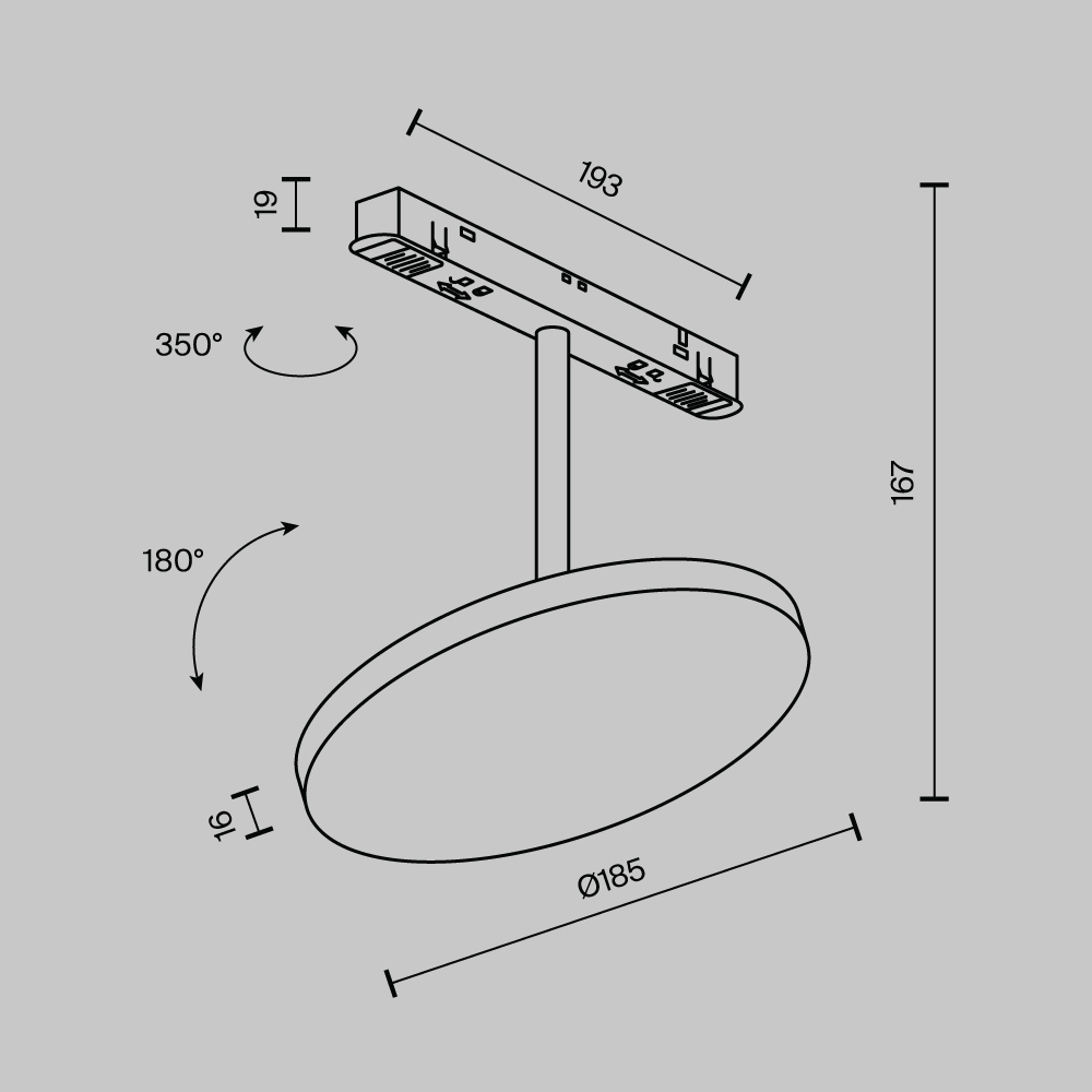 трековый магнитный светильник maytoni plato tr131-2-15w3k-b