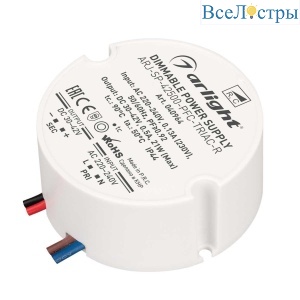 Драйвер Arlight ARJ-SP-42500-PFC-Triac-R 30-42V 21W IP44 0,5A 040964