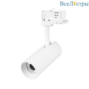 Трековый трехфазный светильник Arlight LGD-SILMA-4TR-R55-4W Day4000 (WH, 4 deg, 230V) (IP20 Металл) 060463