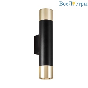 Настенный светильник Lampit Lineo LDW 1101-2 BK+GD