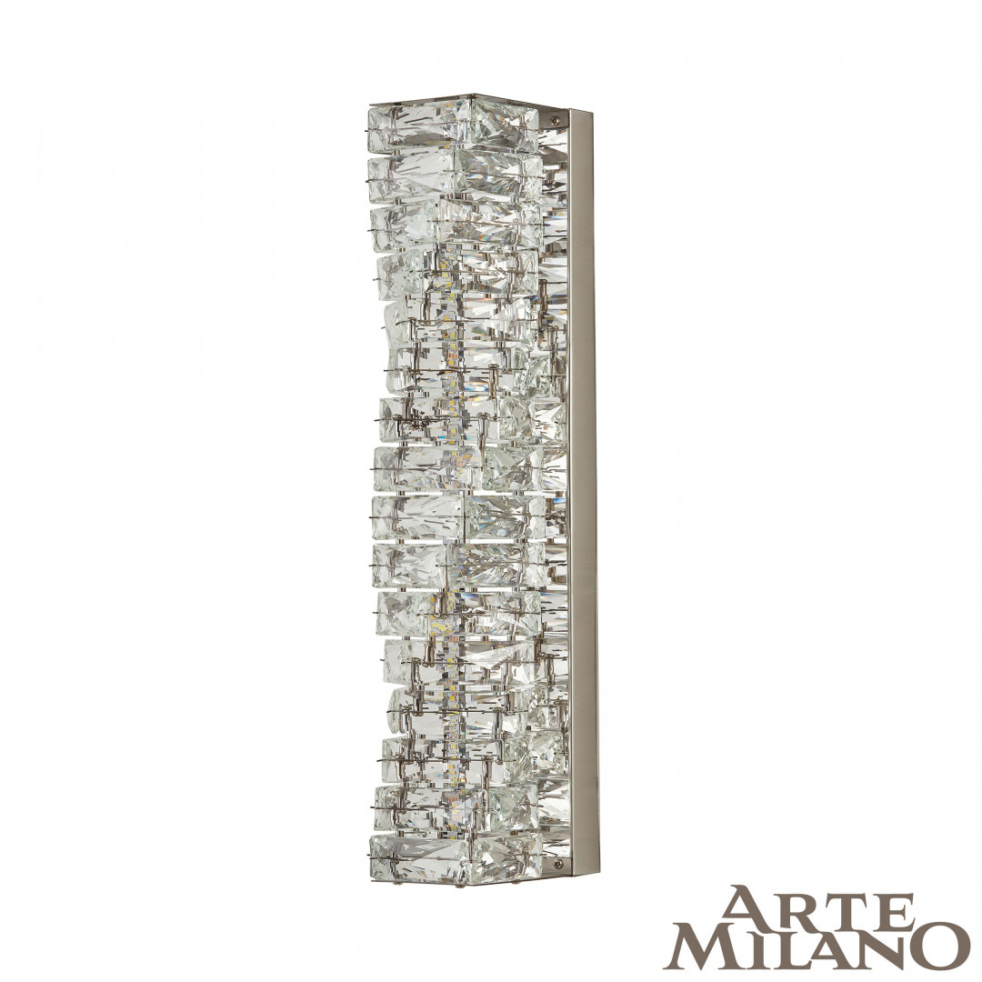 настенный светильник arte milano 2152b.d110.h500.led.5 ni