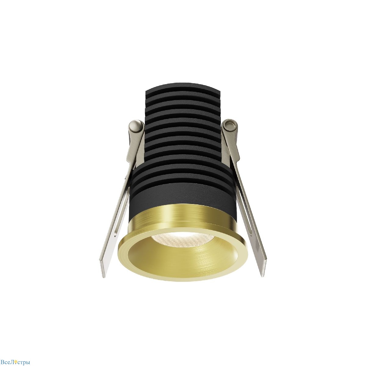 встраиваемый светильник maytoni mini dl059-7w3k-bs