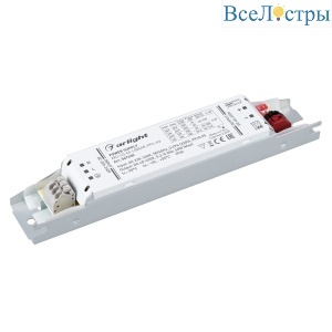Блок питания Arlight ARJ-LG-60-LINEAR-PFC-HV (60W, 40-220V, 0.2-0.35A) (IP20 Металл) 047430
