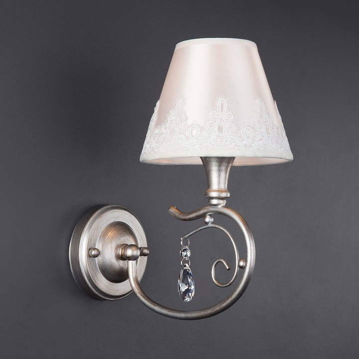 бра eurosvet incanto 60069/1 серебро