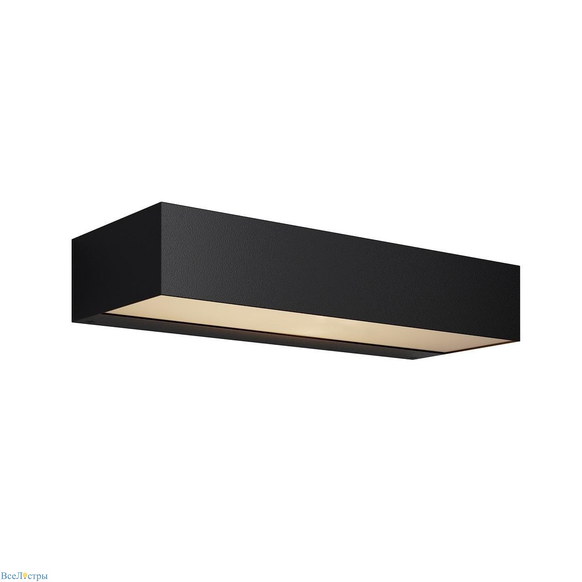уличный настенный светодиодный светильник maytoni outdoor lot o428wl-l20gf3k
