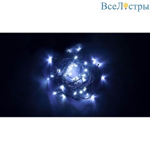 Светодиодная гирлянда Feron Линейная 230V синяя с мерцанием CL04 32300