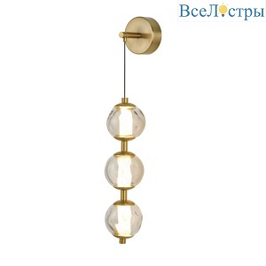 Бра Delight Collection OB2437 brass/clear