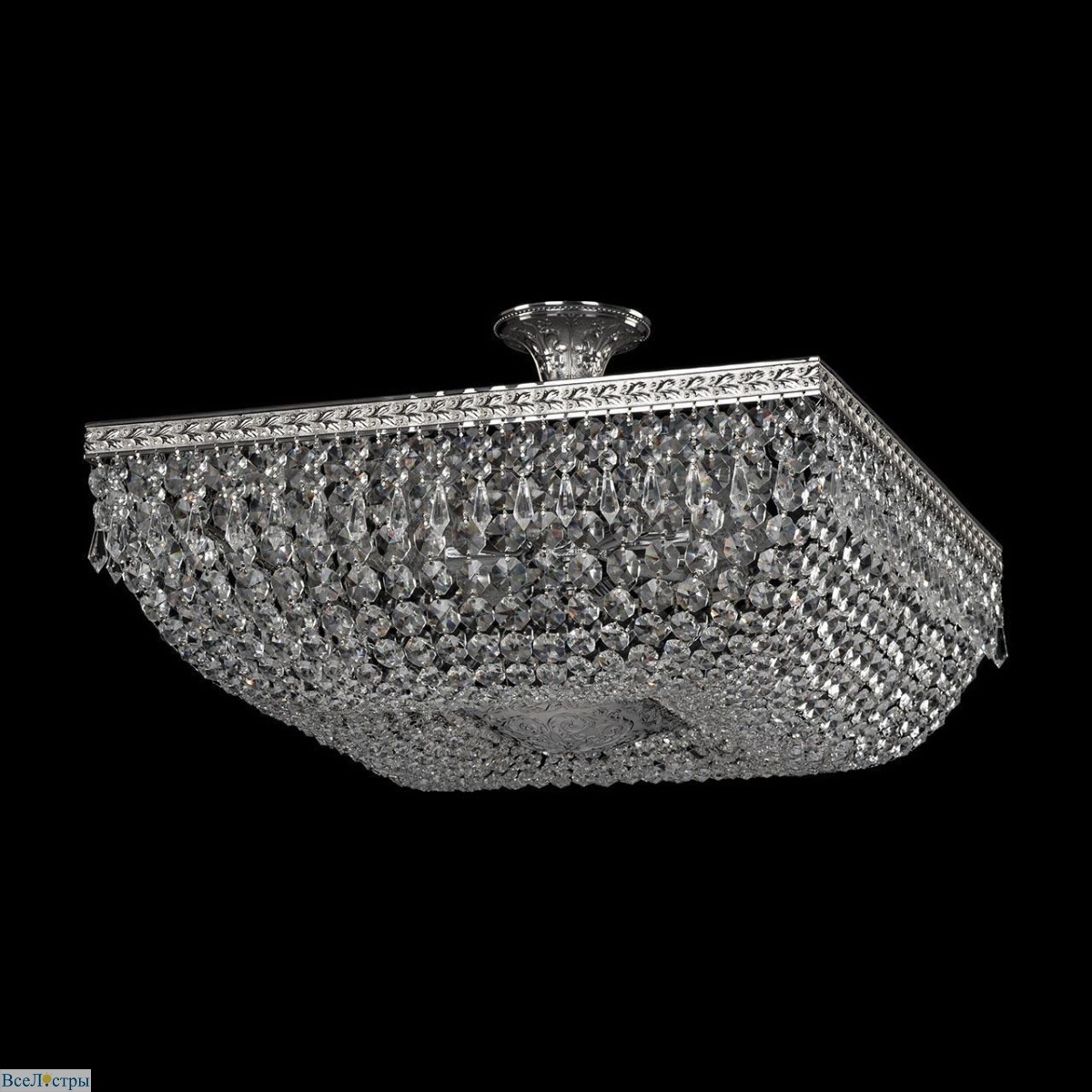 потолочная люстра bohemia ivele 19012/55iv ni