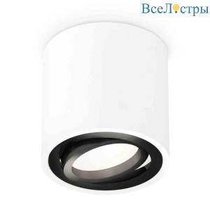 Комплект накладного светильника Ambrella light Techno Spot XS7531002 SWH/PBK белый песок/черный полированный (C7531, N7002)