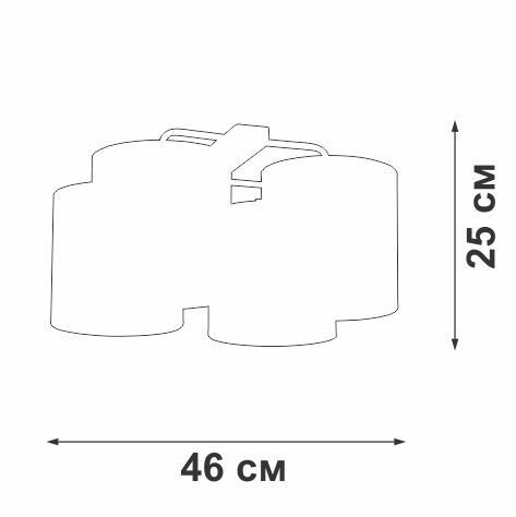 потолочная люстра vitaluce v28820-1/4pl