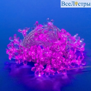 Светодиодная гирлянда (07933) Uniel Сакура 220V розовый ULD-S0700-050/DTA PINK IP20 PINK SAKURA