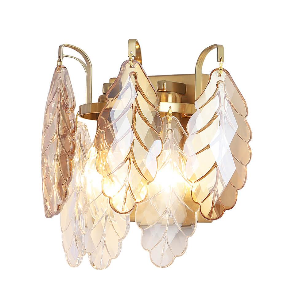 бра crystal lux trevi ap2 brass