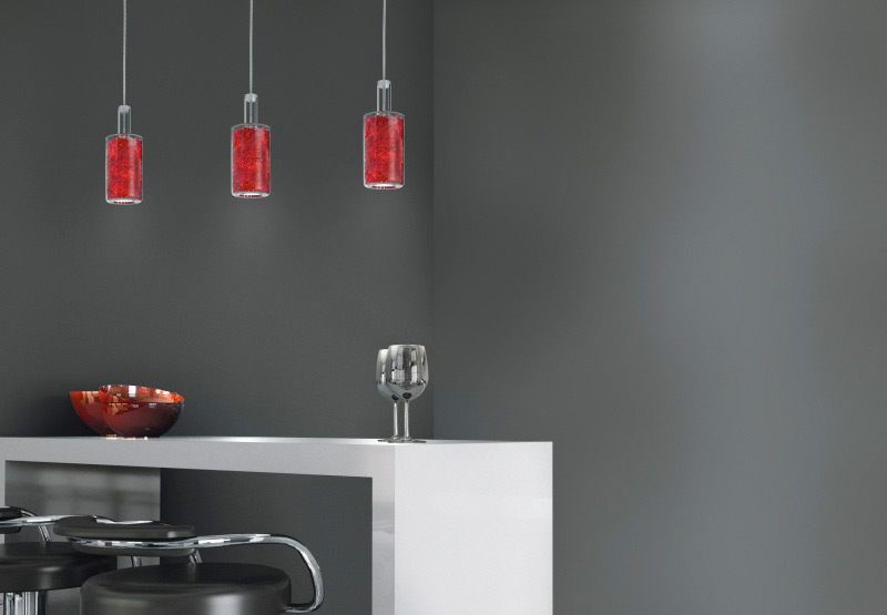 подвесной светильник shaker s red leucos