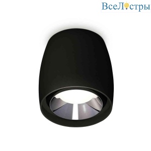 Комплект накладного светильника Ambrella light Techno Spot XS1142003 SBK/PSL черный песок/серебро полированное (C1142, N7032)