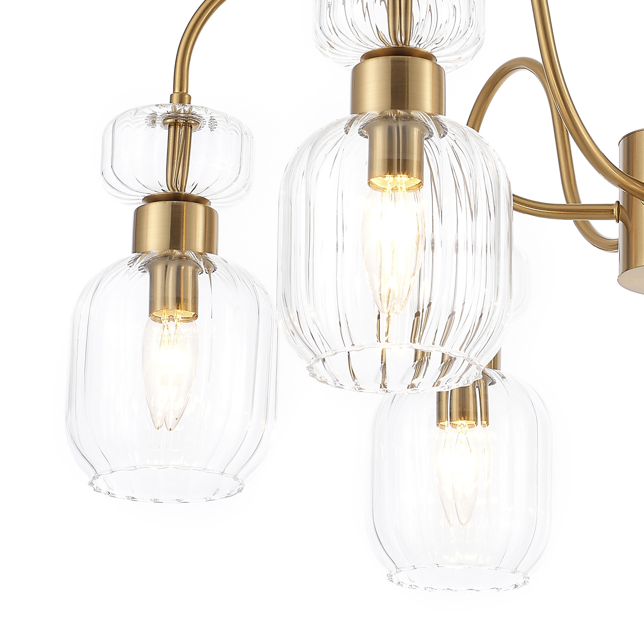 люстра на штанге escada gloss 1141/6pl clear