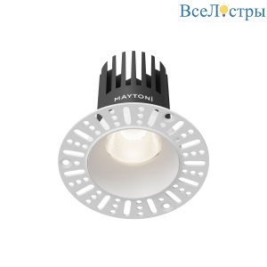 Встраиваемый светильник Maytoni Dip DL121-15W-4K-TRS-W