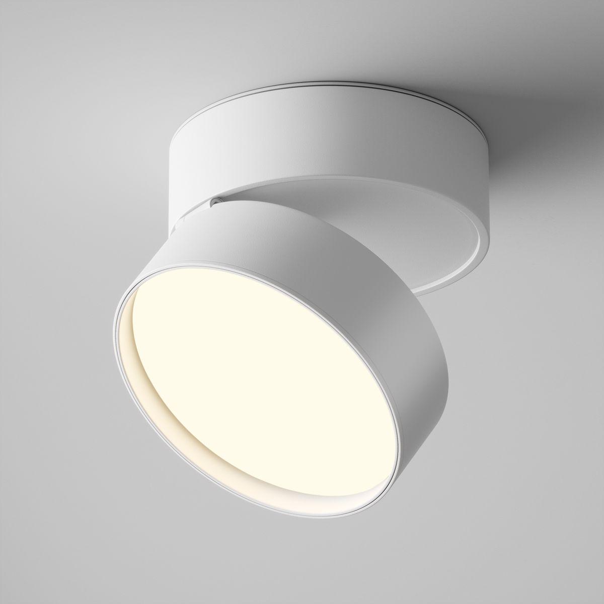 светодиодный спот maytoni onda c024cl-18w3k-w-1