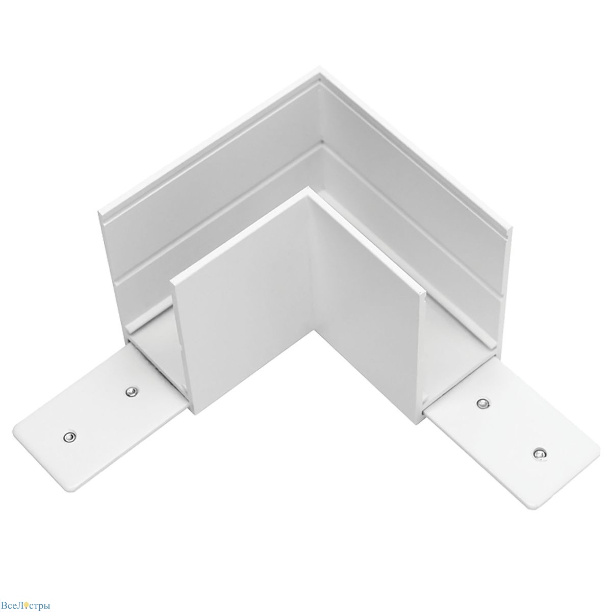 соединитель pro l-образный горизонтальный teta lightstar 505126-alu