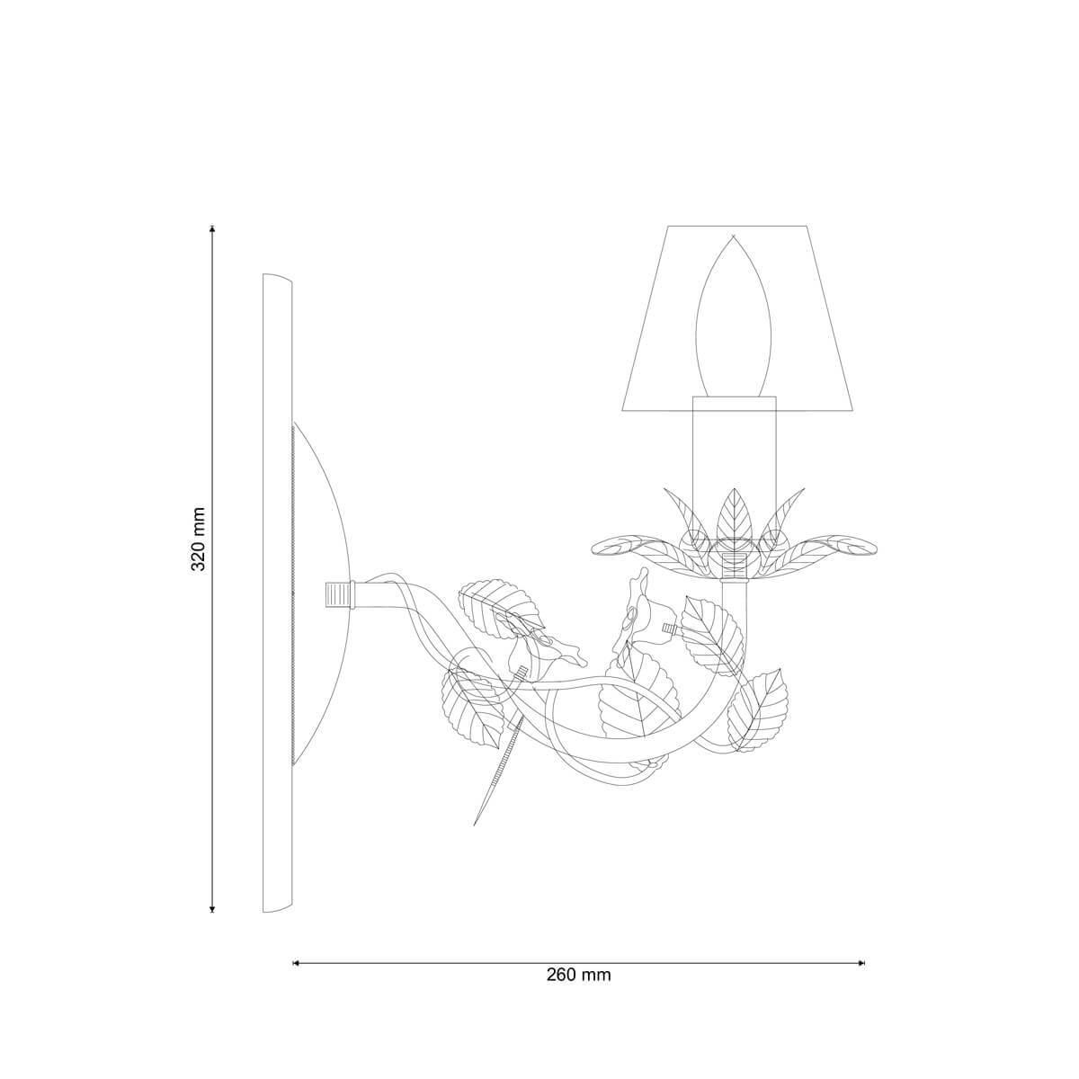 бра lucia tucci fiori di rose w106.1