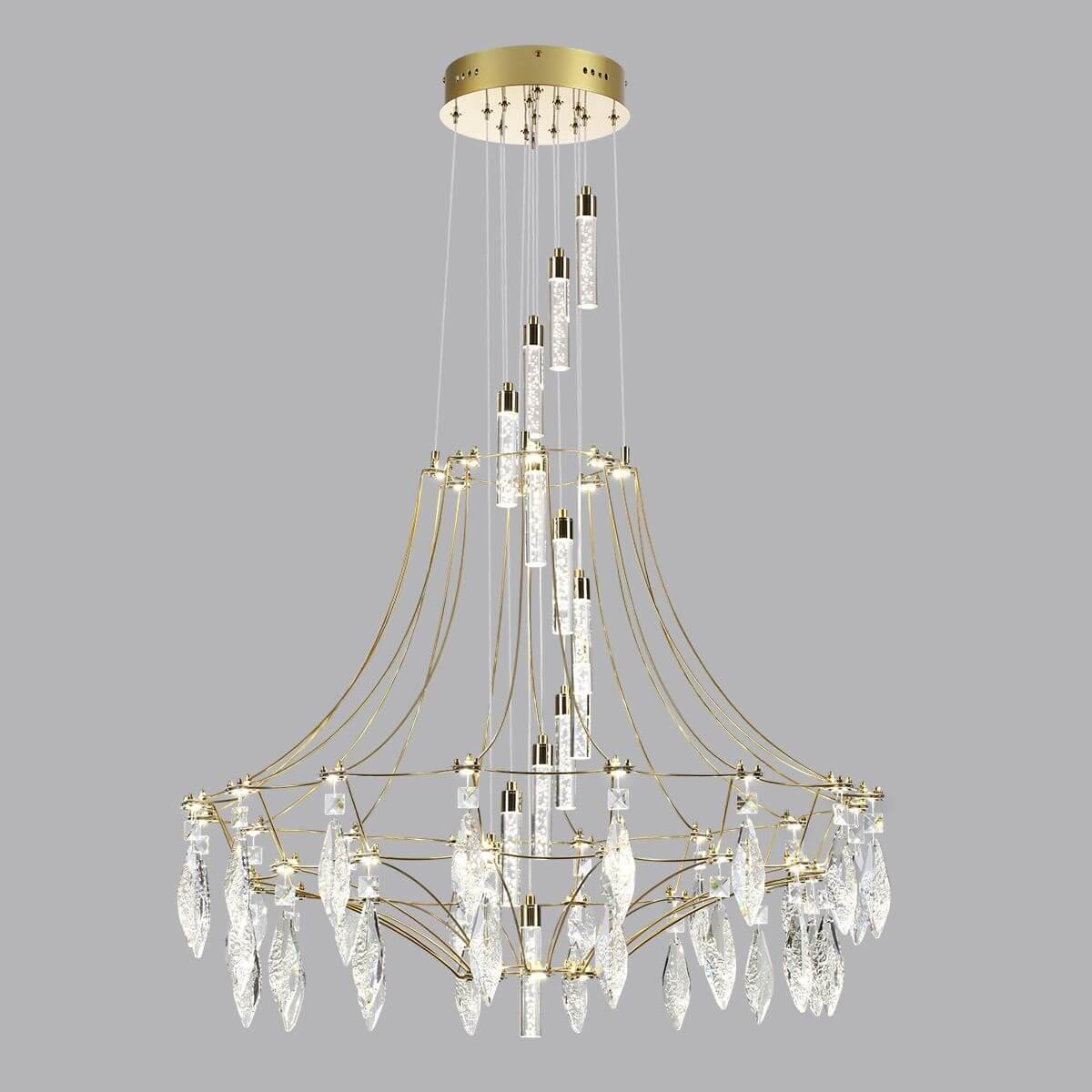 подвесная светодиодная люстра odeon light classic flamenco 7000/51l