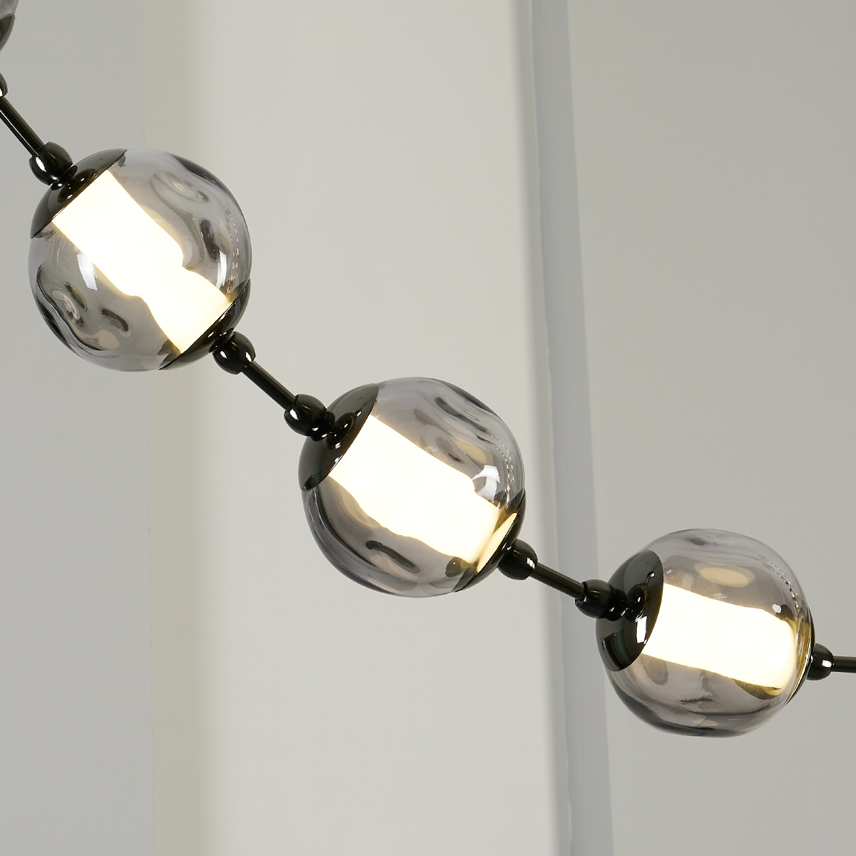 подвесной светильник delight collection od2437a-16 pearl black/smoke