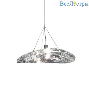 Подвесной светильник DeLight Collection Manta 2049P/D300 silver/clear