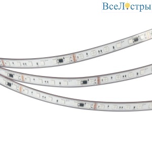 Светодиодная лента герметичная Arlight 14W/m 60LED/m 5060SMD разноцветный 5М DMX-PFS-B60-12mm 24V 039608