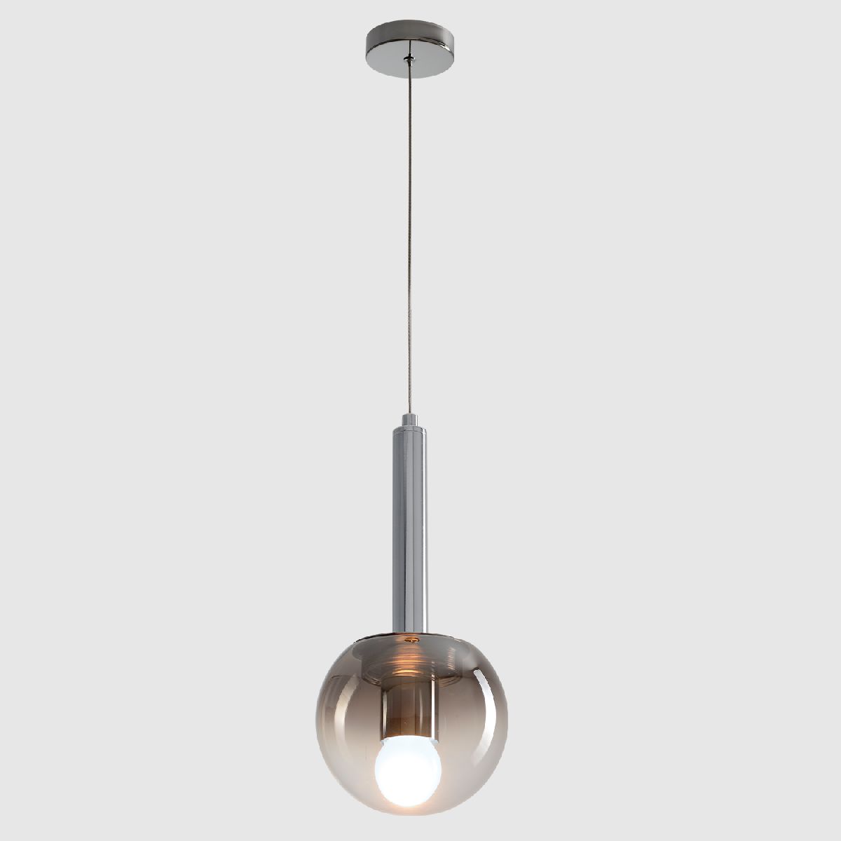 подвесной светильник crystal lux eclipse sp1 d130 chrome