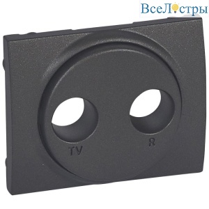 Лицевая панель Legrand Galea Life розетки TV-RD темная бронза 771272