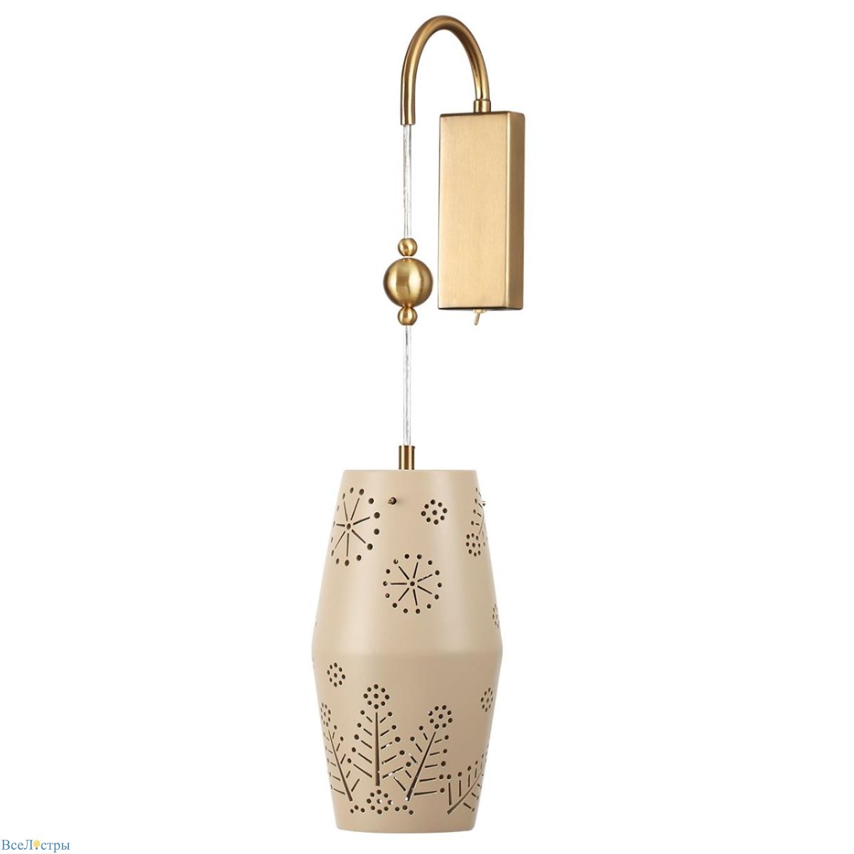 бра odeon light pendant karelia 5444/1w