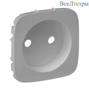 Лицевая панель Legrand Valena Allure розетки б/з алюминий 754977