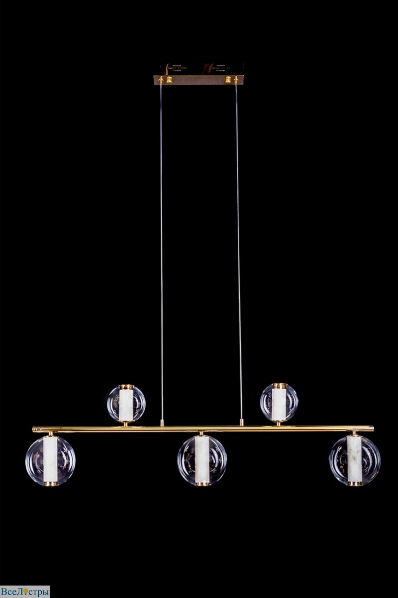 подвесная люстра aurore le7703/5l gold