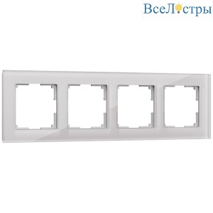 Рамка на 4 поста Werkel Favorit дымчатый W0041117 4690389160042