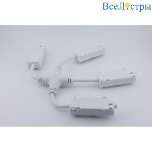 Коннектор питания Х-образный угловой для магнитного шинопровода Aployt Magnetic track 220 APL.0280.10.05