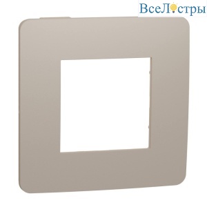 Рамка 1-постовая Schneider Electric Unica New NU280227